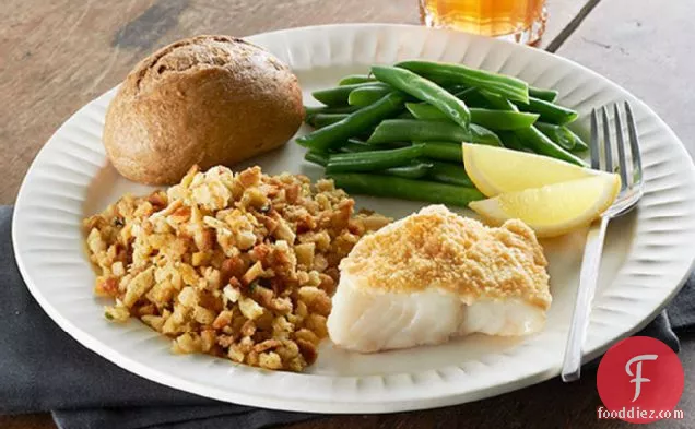 Easy Parmesan-Crusted Fish Dinner