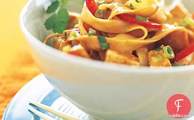 Peanut Noodles with Chicken