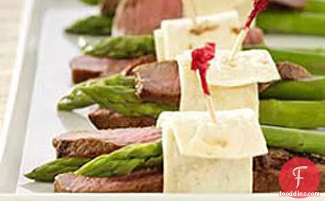 Steak & Asparagus Wraps