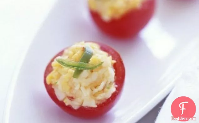 Cheery Tomatoes With Jalapeno-pimiento Cheese
