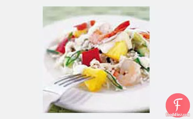 Shrimp & Pineapple Rice Salad