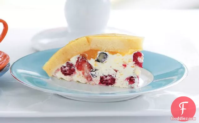 Creamy Berry Cake Mosaic