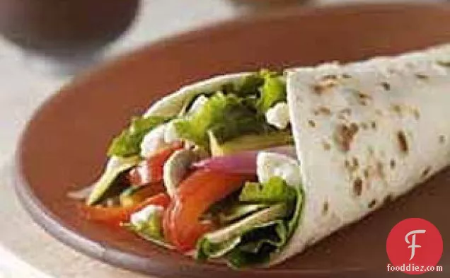 Greek Vegetable Wraps