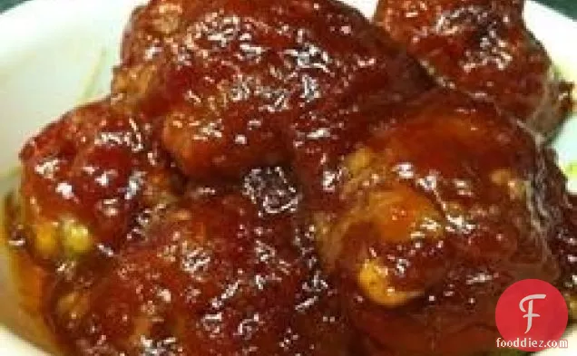 Baked BBQ Meatballs