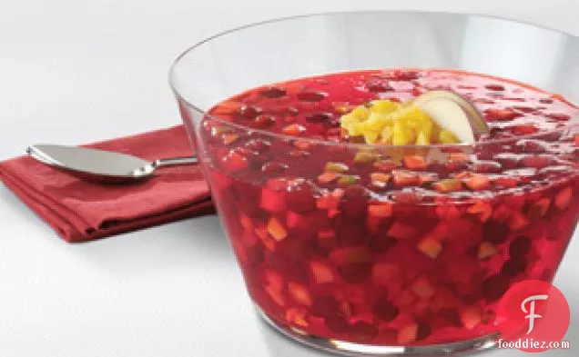 Festive Cranberry-Pineapple JELL-O Salad