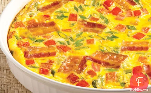 Cheesy Bacon Frittata