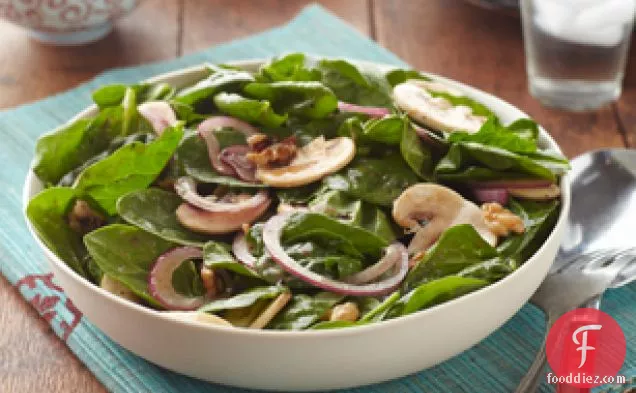 Spinach and Mushroom Salad