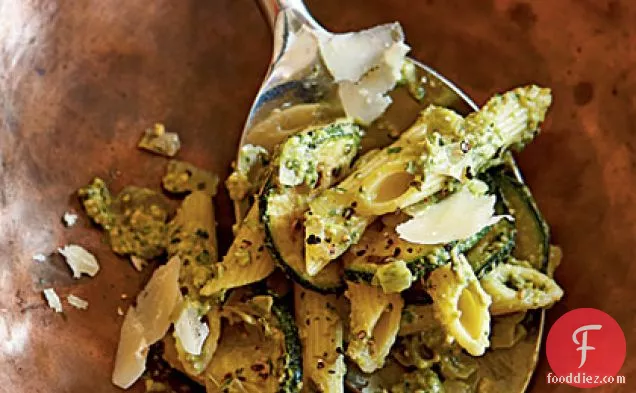 Penne with Zucchini-Parmesan Sauce