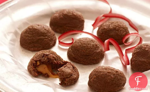 Molten-Middle Truffle Cookies