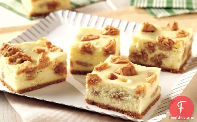 Peanut Butter Cookie Cheesecake Bars