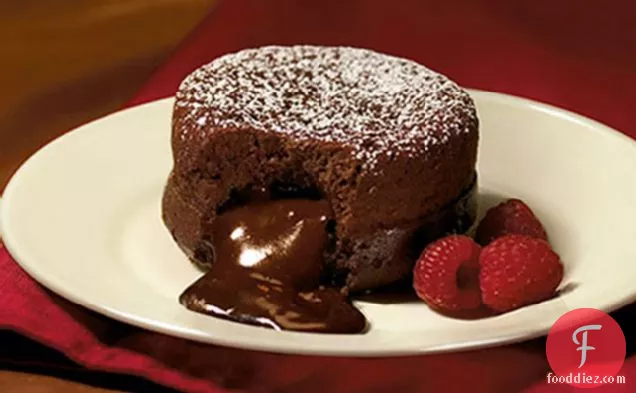 Dark Molten Chocolate Cakes