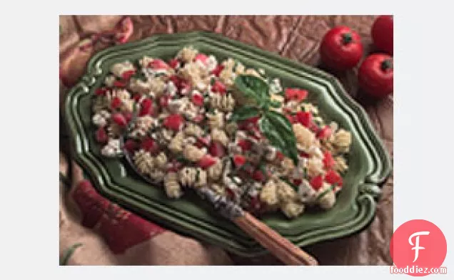 Fresh Tomato and Basil Pasta with Feta