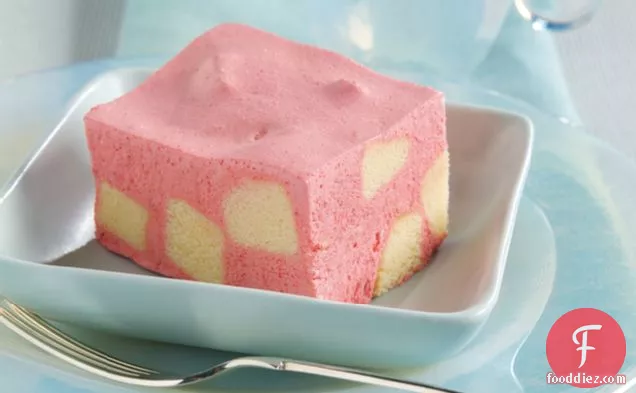 Frozen Raspberry Shortcake Squares