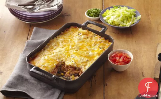 भुना हुआ टर्की एनचिलाडा सेंकना