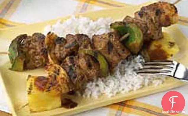 Curried Beef Kabobs