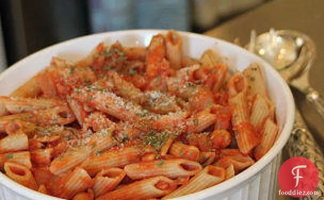 Chickpea And Tomato Penne Pasta