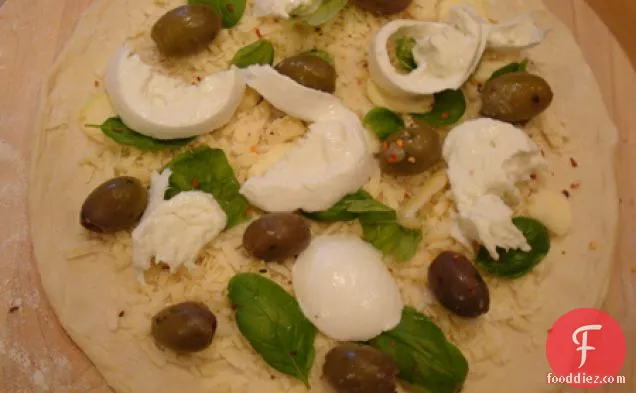 Pizza Pomodoro With Ricotta