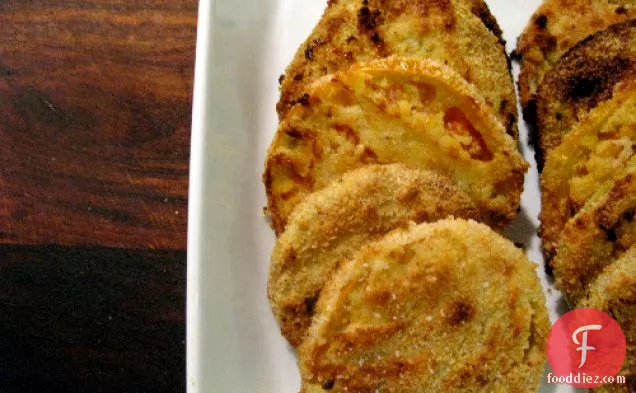 Paleo Oven Fried Green Tomatoes