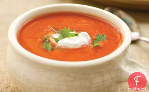 Dressed-up Tomato Soup