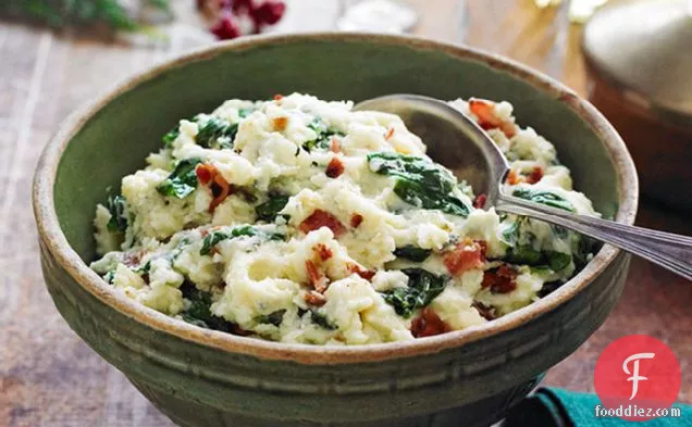 Bacon-Spinach Mashed Potatoes