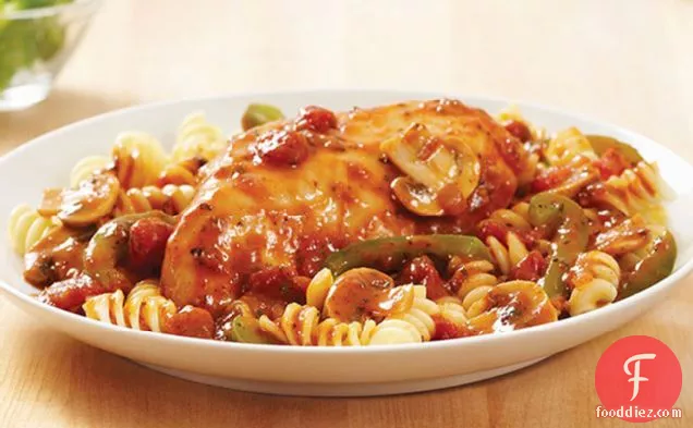 Simple Slow-Cooker Chicken Cacciatore
