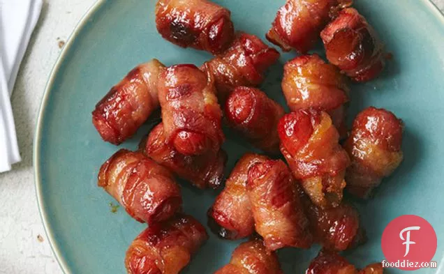 Bacon-Wrapped Hot Dog Bites