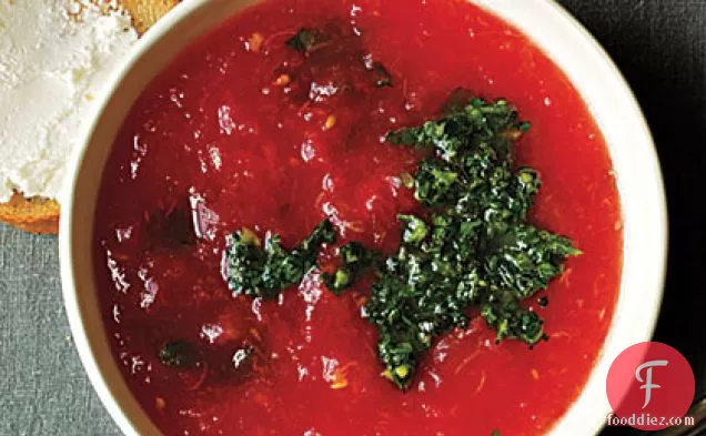 Minty Tomato Soup