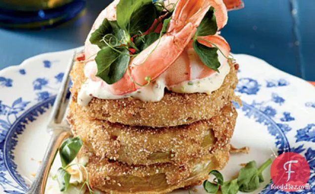 Fried Green Tomatoes with Shrimp Rémoulade