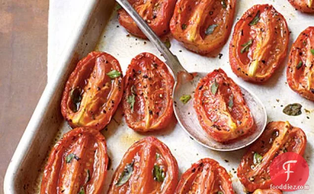Aromatic Slow-Roasted Tomatoes
