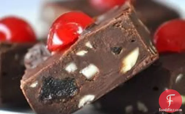 Cherries and Chocolate Fudge