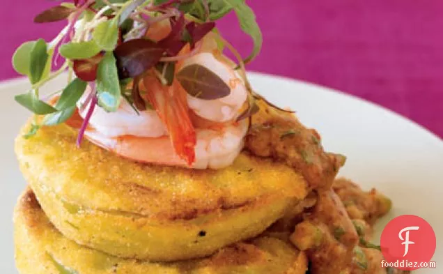 Fried Green Tomatoes With Shrimp Remoulade