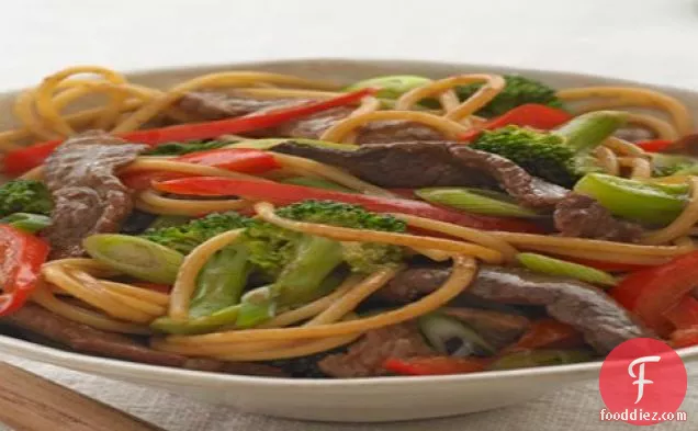 Beef and Noodles Bowl with Vegetables