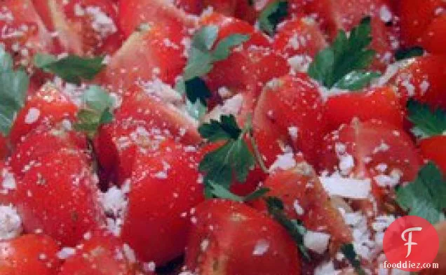 Plum Tomatoes With Pecorino