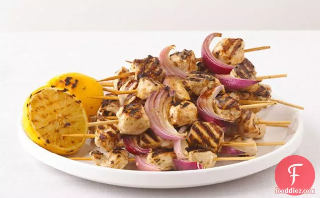 Grilled Greek Chicken Kabobs