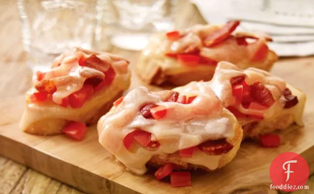 Cheesy Bacon Bruschetta