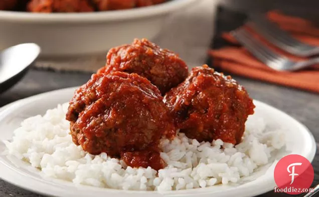 Meatballs In Spicy Tomato Sauce
