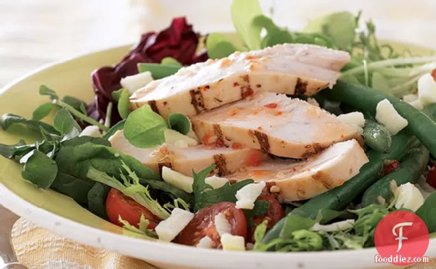 Rustic Chicken Salad with Spring Vegetables