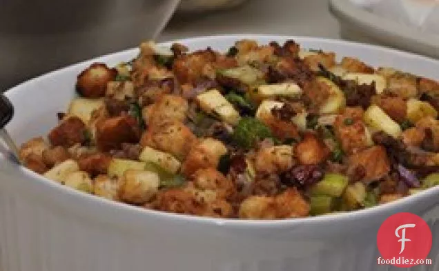 Cranberry, Sausage, and Apple Stuffing