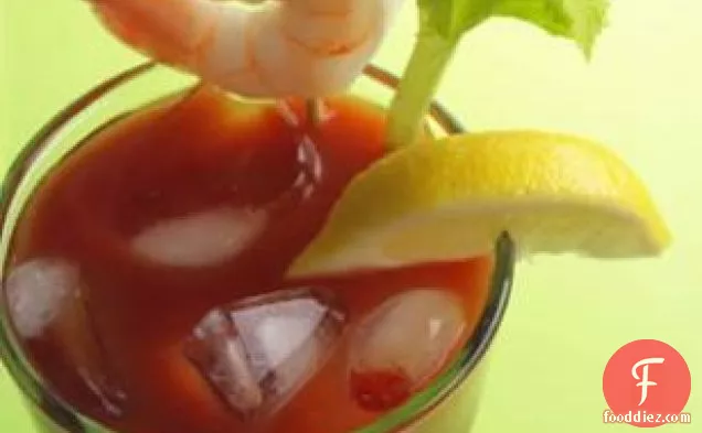 Bloody Mary With Shrimp