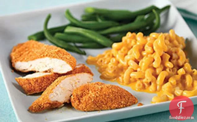 Crispy Chicken with Macaroni & Cheese Dinner