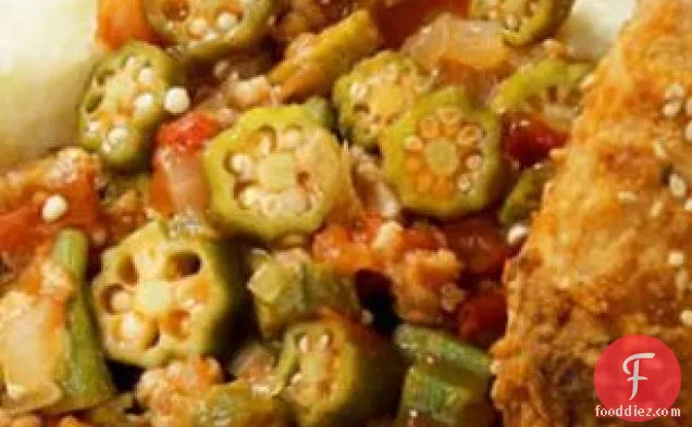 Stewed Okra & Tomatoes