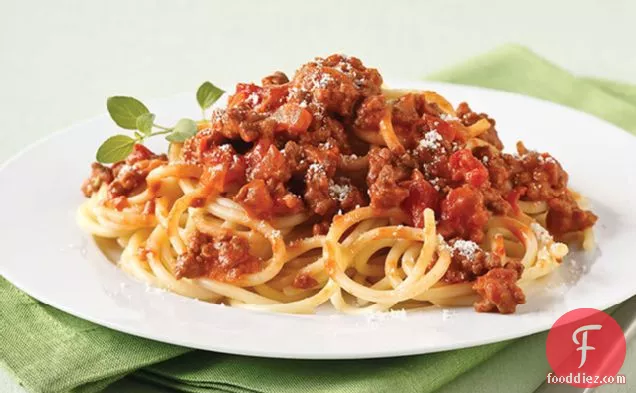 Spaghetti with Zesty Bolognese Sauce