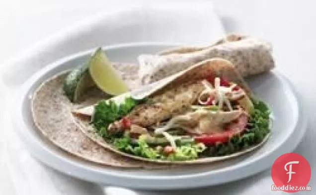 ज़स्टी क्रीमी चिकन फजिटास