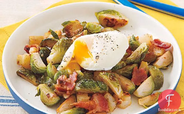 Brussels Sprout and Bacon Hash
