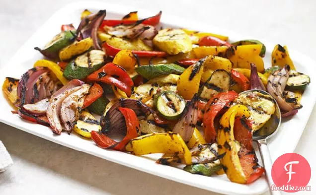 Grilled Dijon Mixed Vegetables