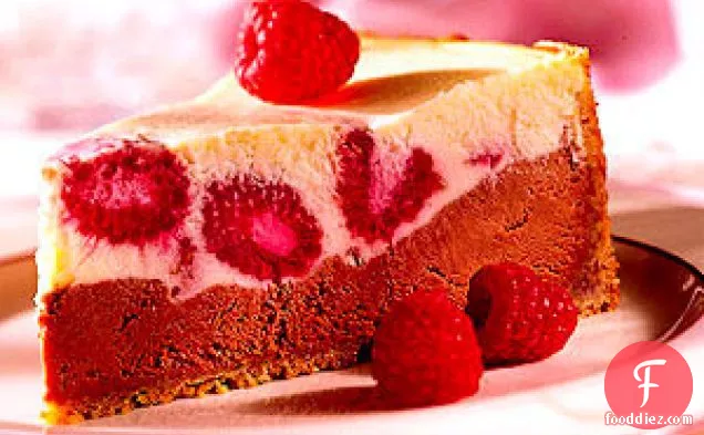 Chocolate-Raspberry Cheesecake