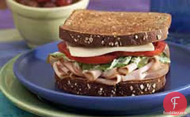 Toasted Turkey Caesar Sandwich