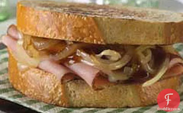 Smothered Ham 'n Cheese Griller