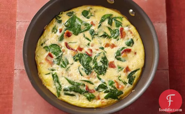 Quick Four-Ingredient Spinach Frittata