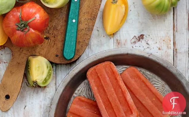 Bloody Mary Popsicles